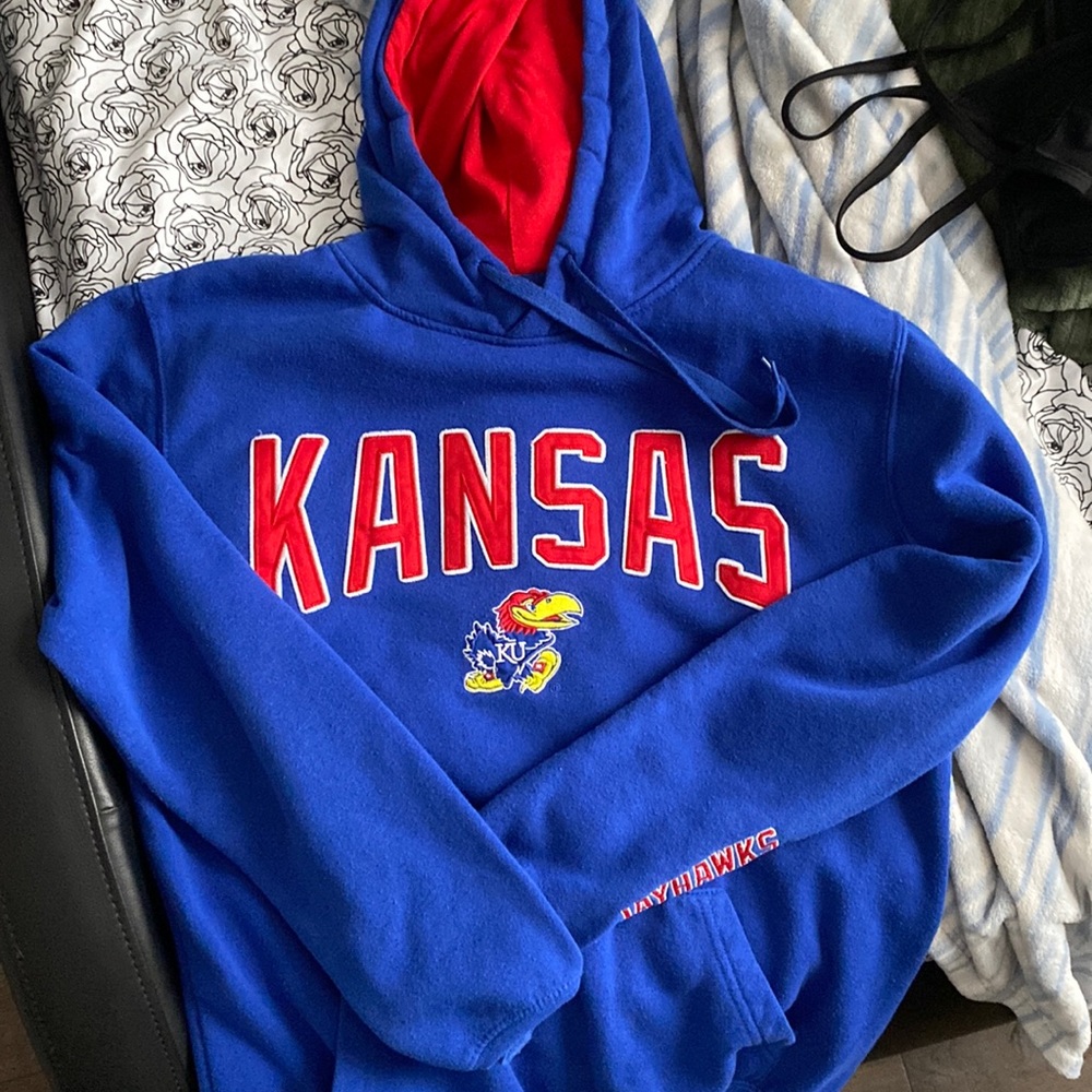 Kansas University Hoodie with Drawstring